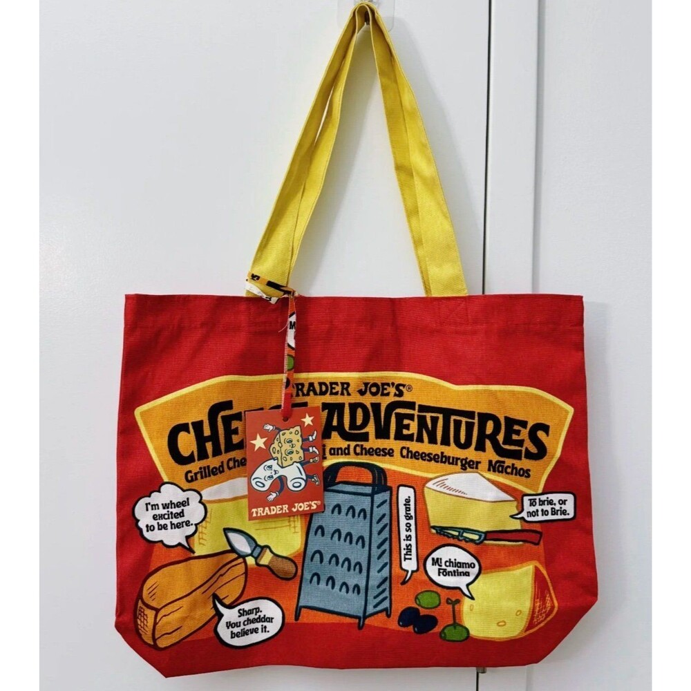 NEW TRADER JOE’s Cheese Experience Reusable Tote Bag limited edition 2025